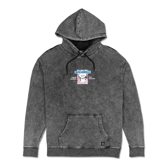 Evolving Hoodie - Black Mineral Wash